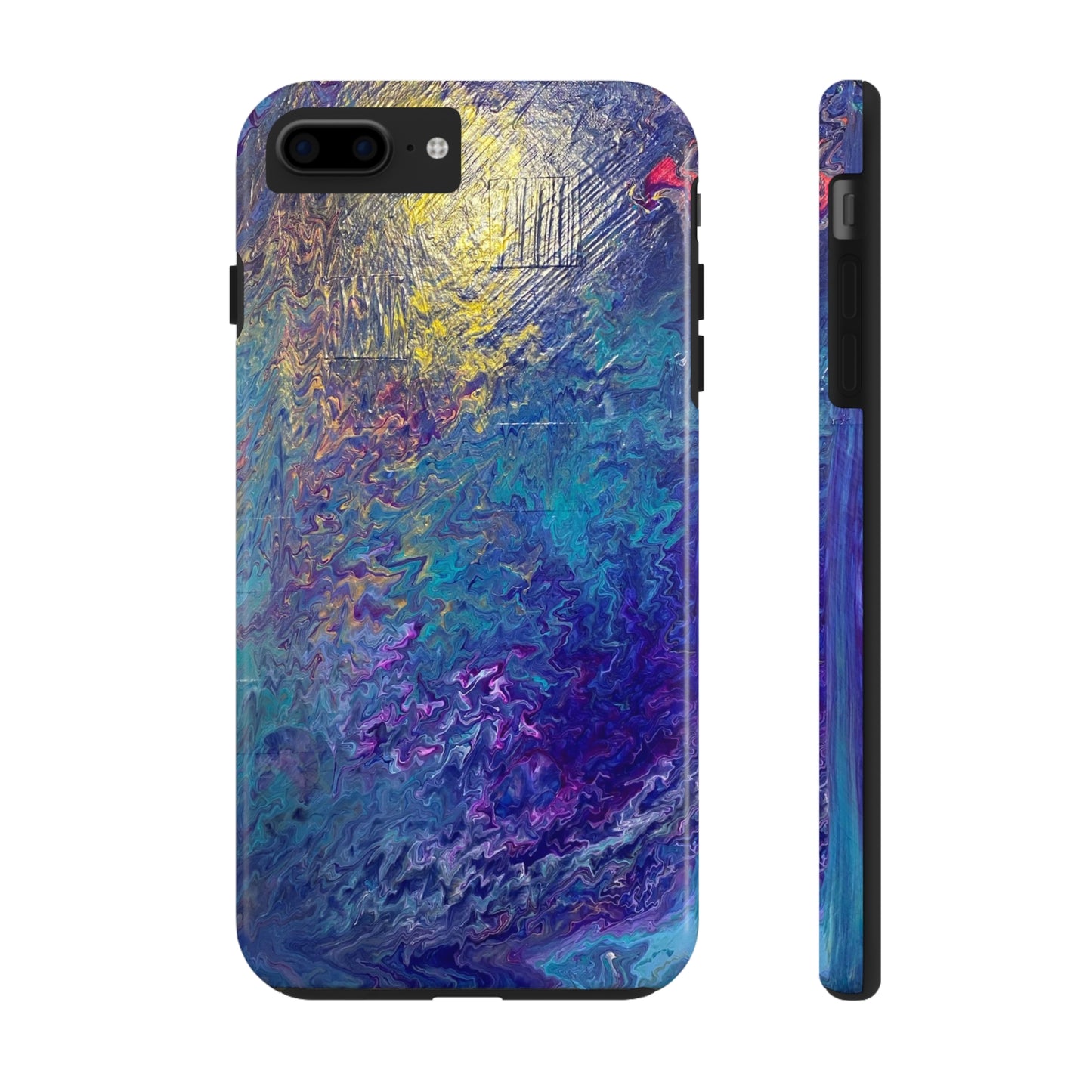 Tough Case-Mate iPhone Cases Ft. Abstract Blue Waterfall