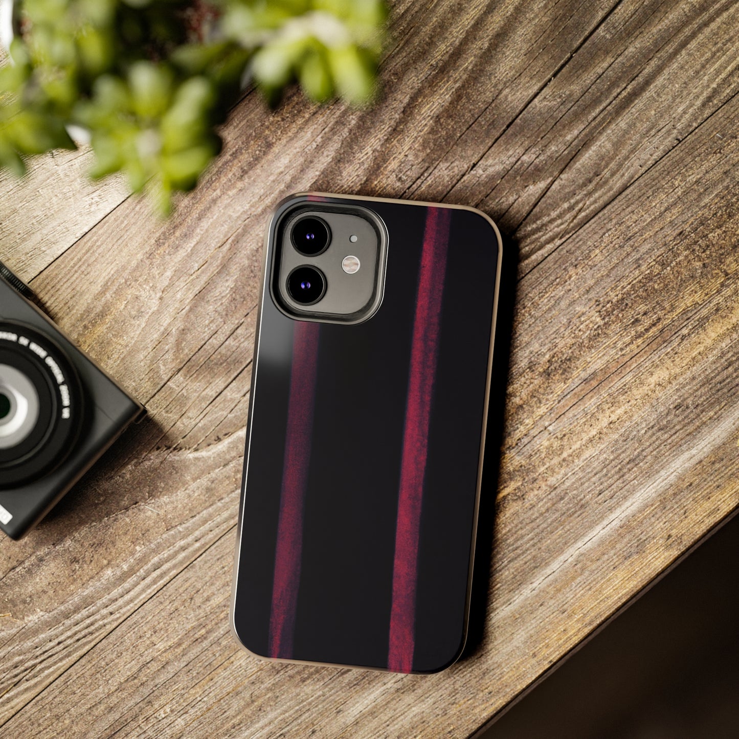 Tough Apple iPhone Cases Ft. Dark Stripes