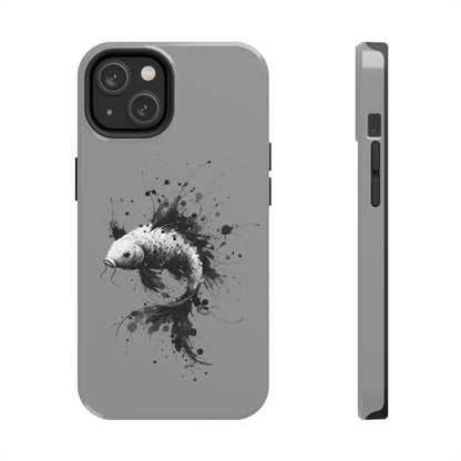 ToughDrop Apple iPhone Case Ft. Ink Blot Koi