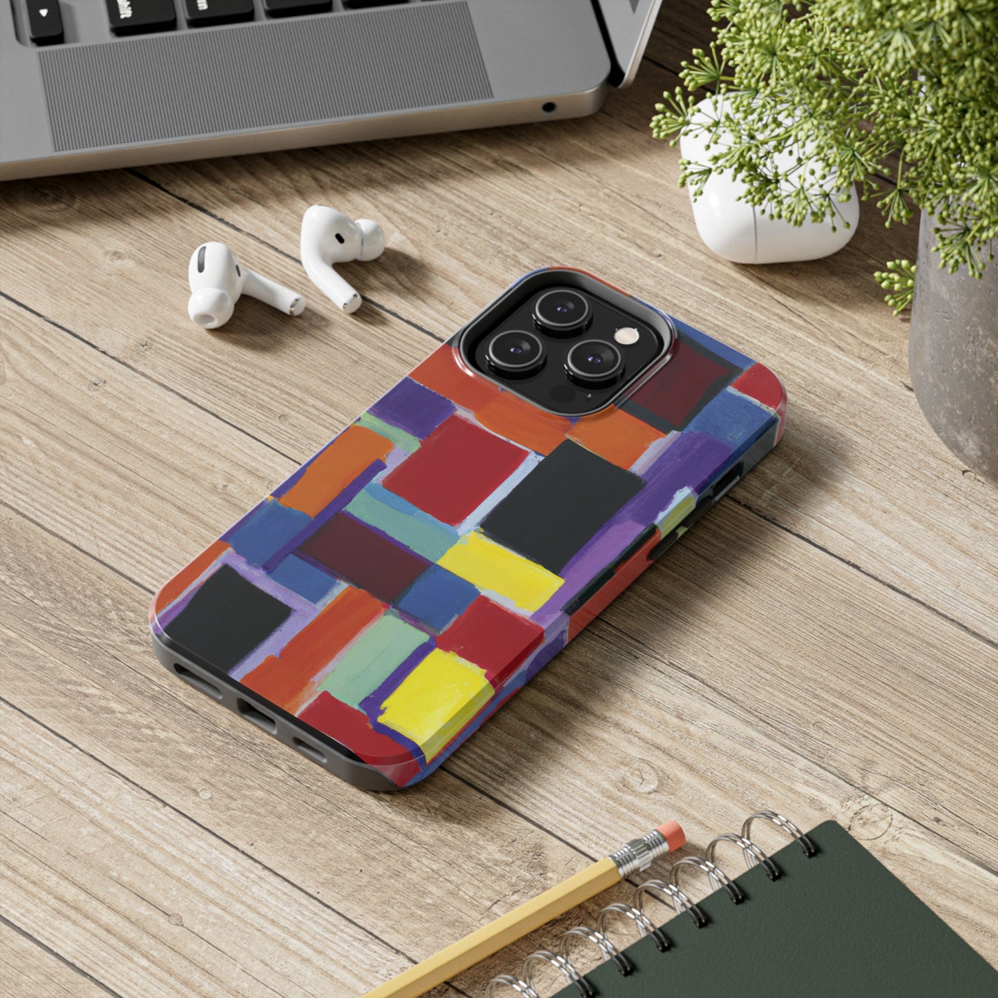 Tough Case-Mate iPhone Case Ft. Abstract Rectangles