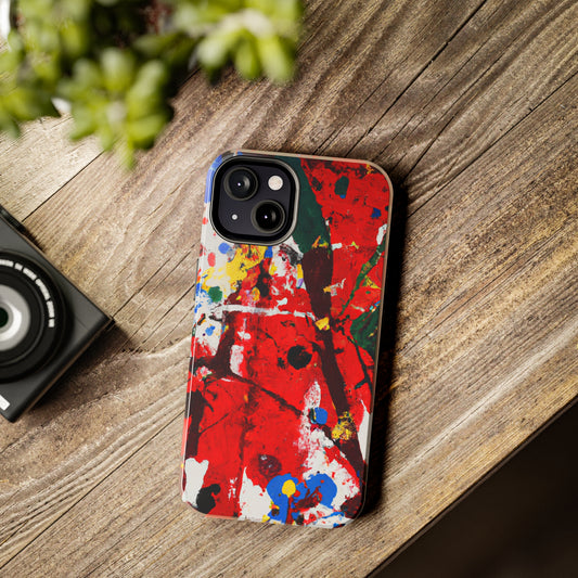 Tough Case-Mate iPhone Case Ft. Fractured Red