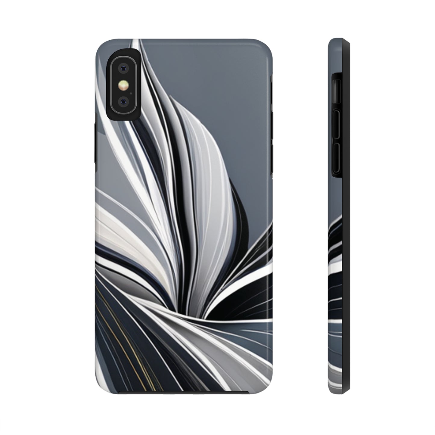 Strong Apple iPhone Cases Ft. Black and White Abstract Sail