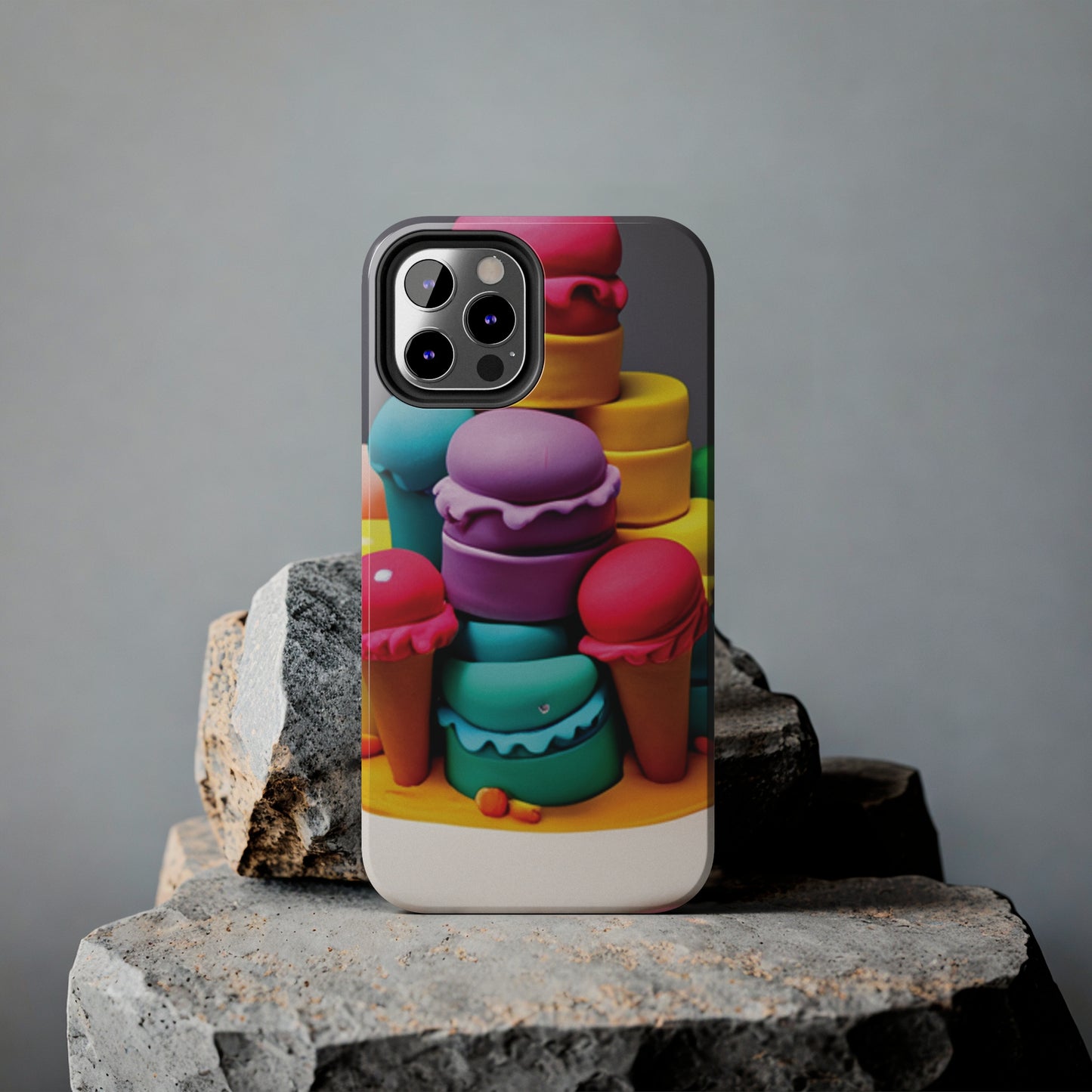 Strong Apple iPhone Case Ft. Silly Clay Ice Cream