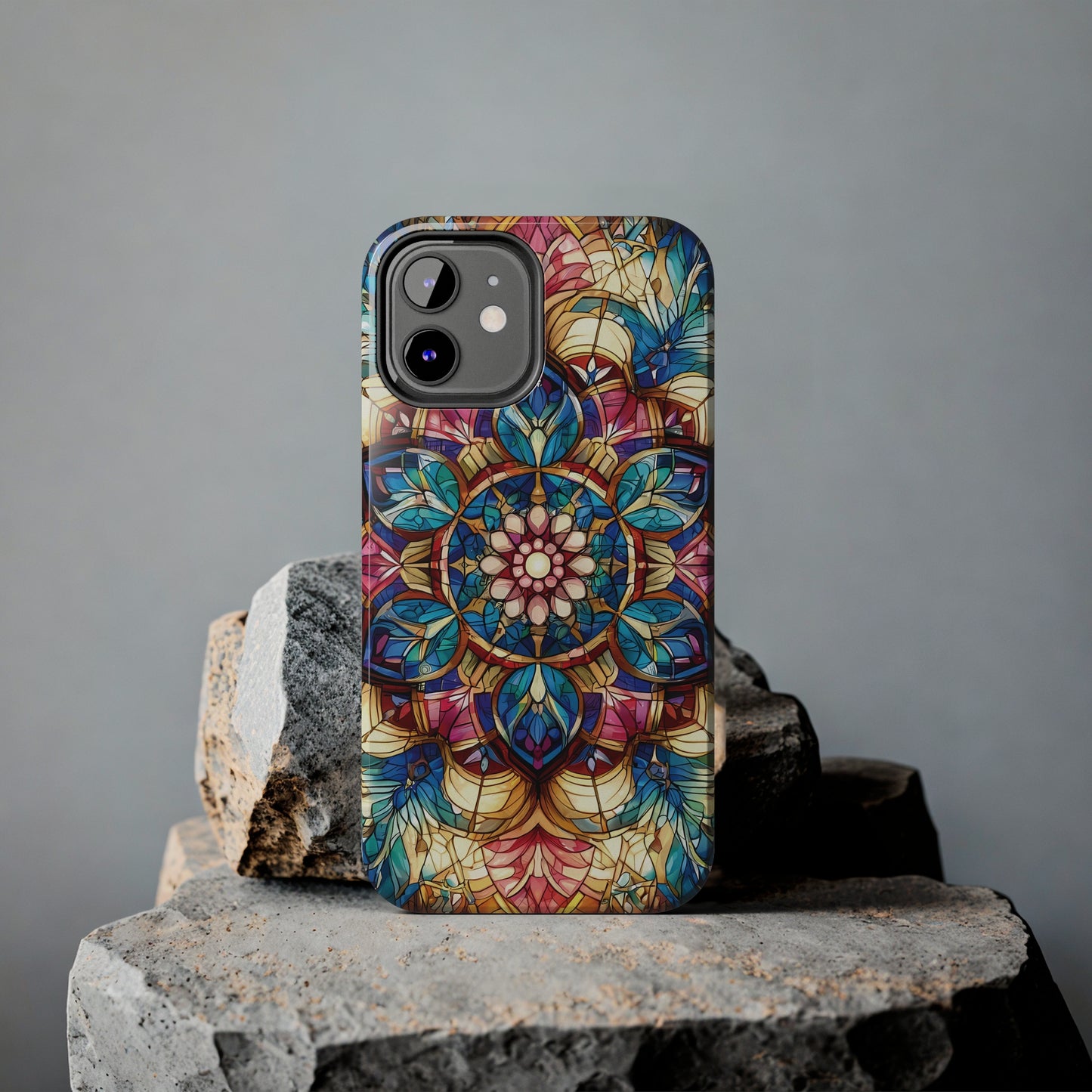 ToughDrop Apple iPhone Case Ft. Stained Glass Fractal