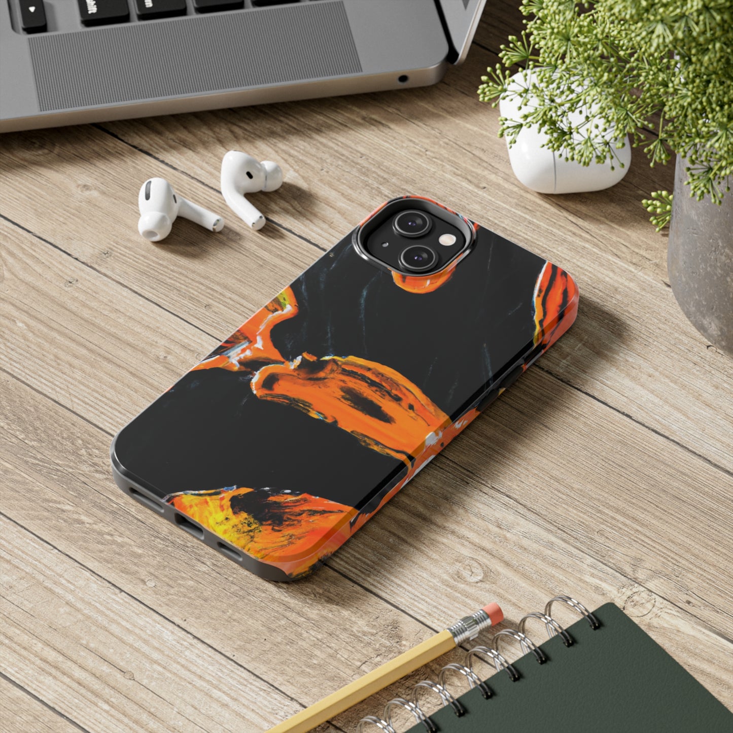 Tough Apple iPhone Cases Ft. Abstract Dark Halloween