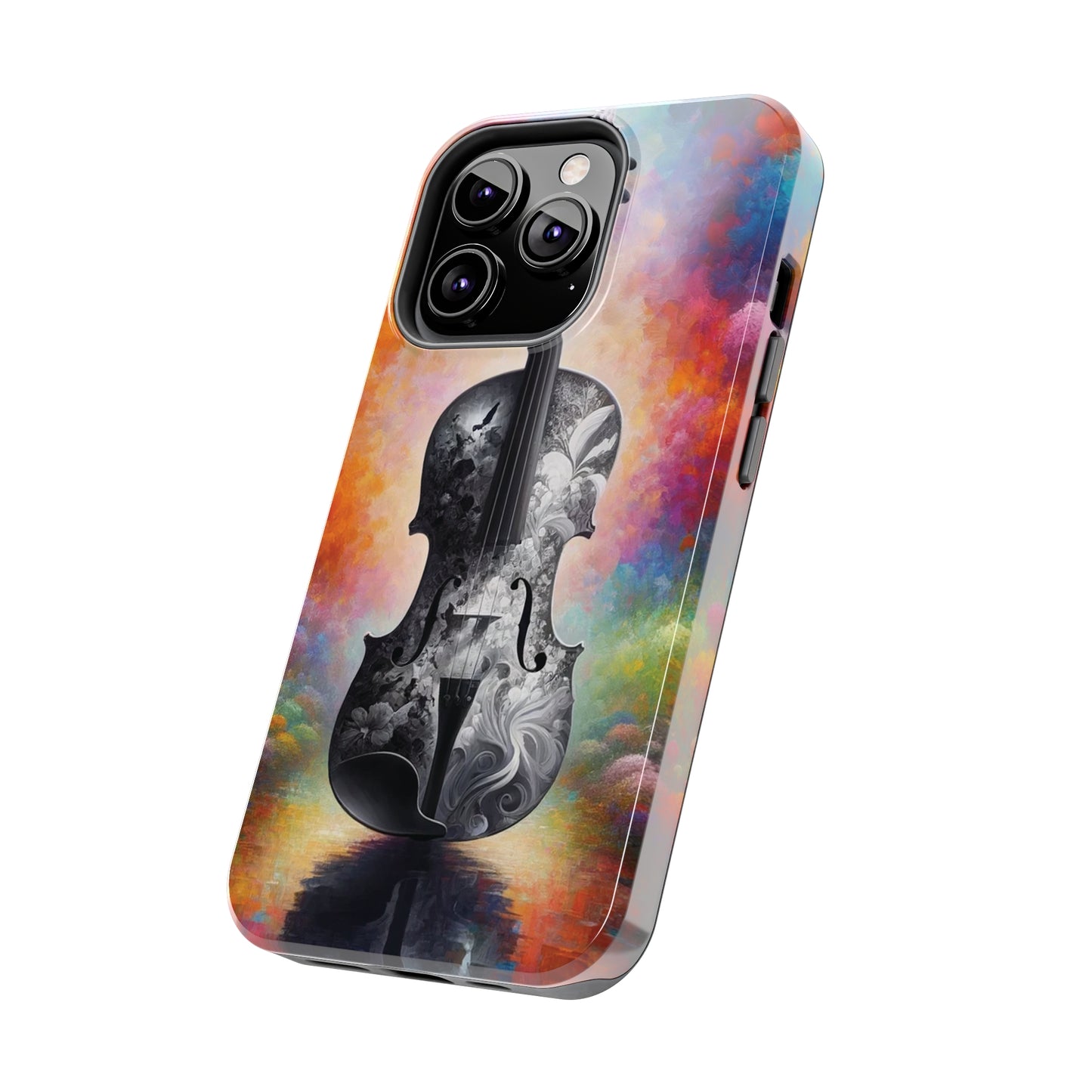 ToughDrop Apple iPhone Case Ft. Greyscale Violin