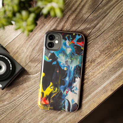 Tough Case-Mate iPhone Case Ft. Blue Splat