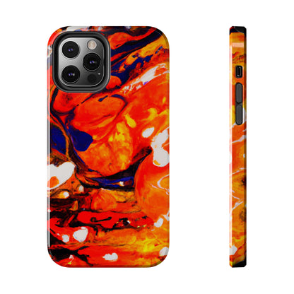 Tough Apple iPhone Cases Ft. Abstract Halloween Pumpkin