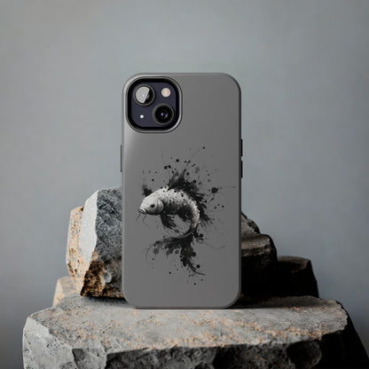 ToughDrop Apple iPhone Case Ft. Ink Blot Koi