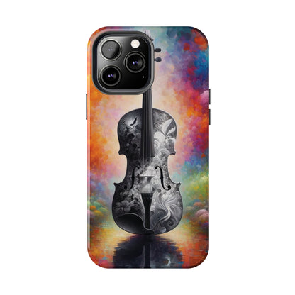 ToughDrop Apple iPhone Case Ft. Greyscale Violin