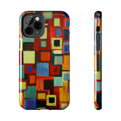 Tough Case-Mate iPhone Case Ft. Abstract Squares