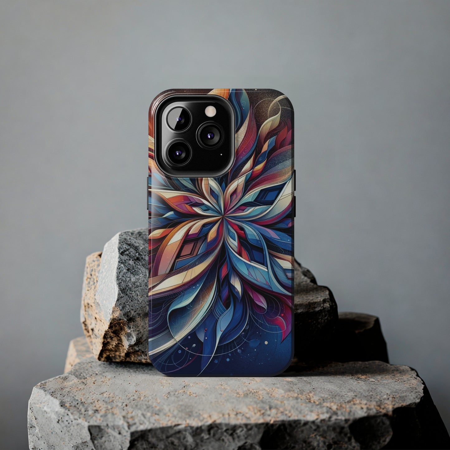 ToughDrop Apple iPhone Case Ft. Abstract Snowflake