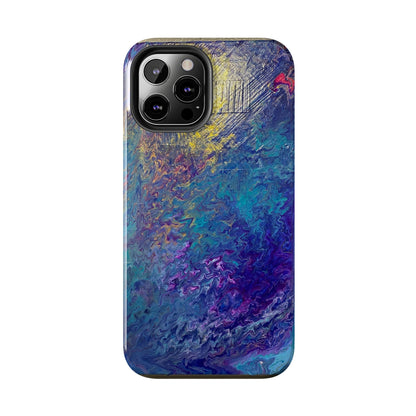 Tough Case-Mate iPhone Cases Ft. Abstract Blue Waterfall