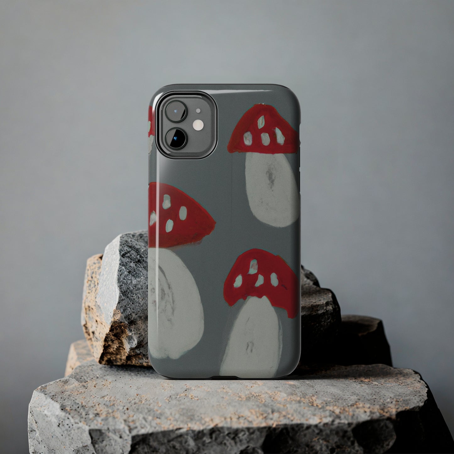 Tough Apple iPhone Cases Ft. Acrylic Mushrooms