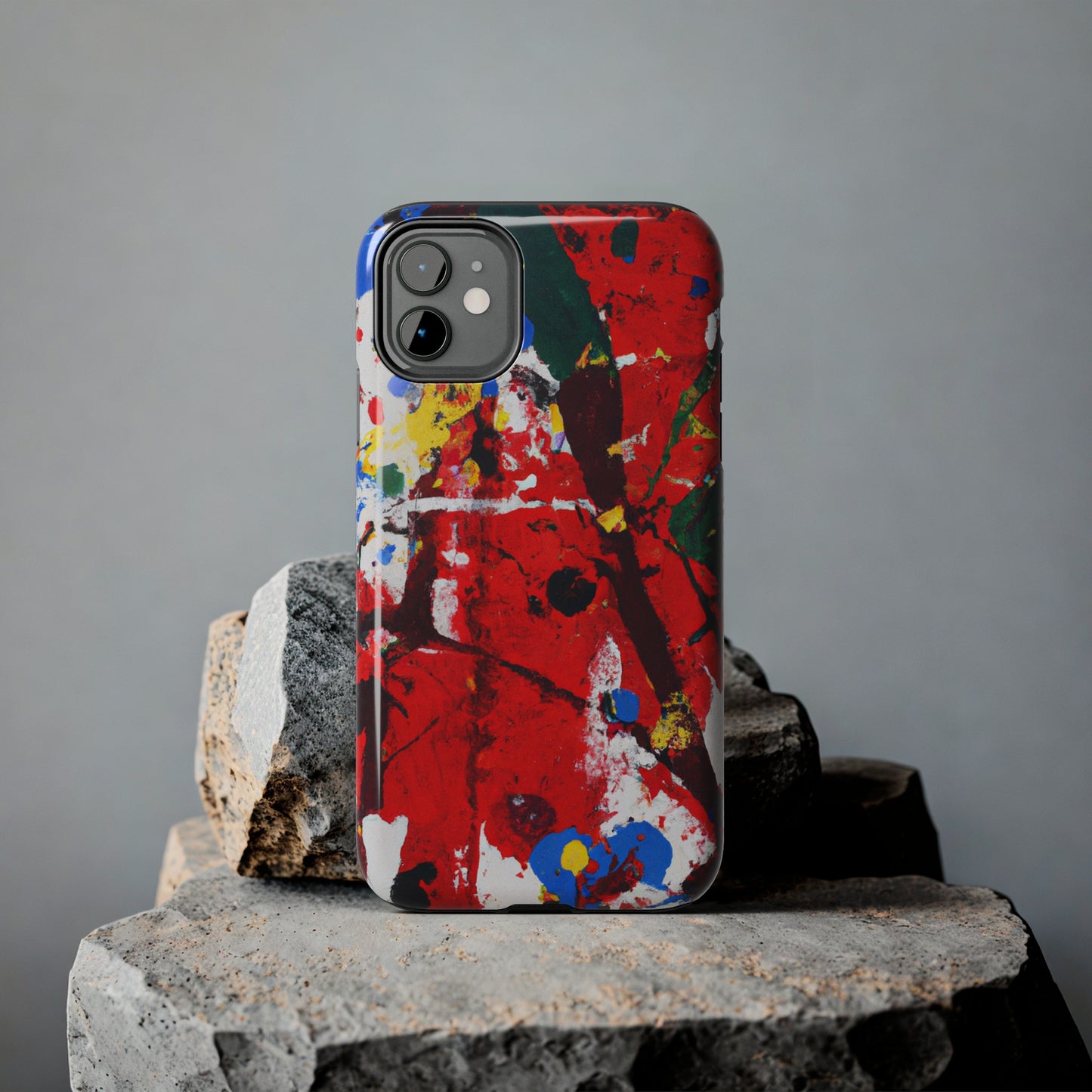 Tough Case-Mate iPhone Case Ft. Fractured Red