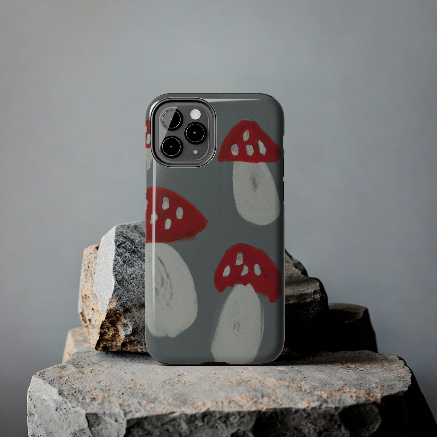 Tough Apple iPhone Cases Ft. Acrylic Mushrooms