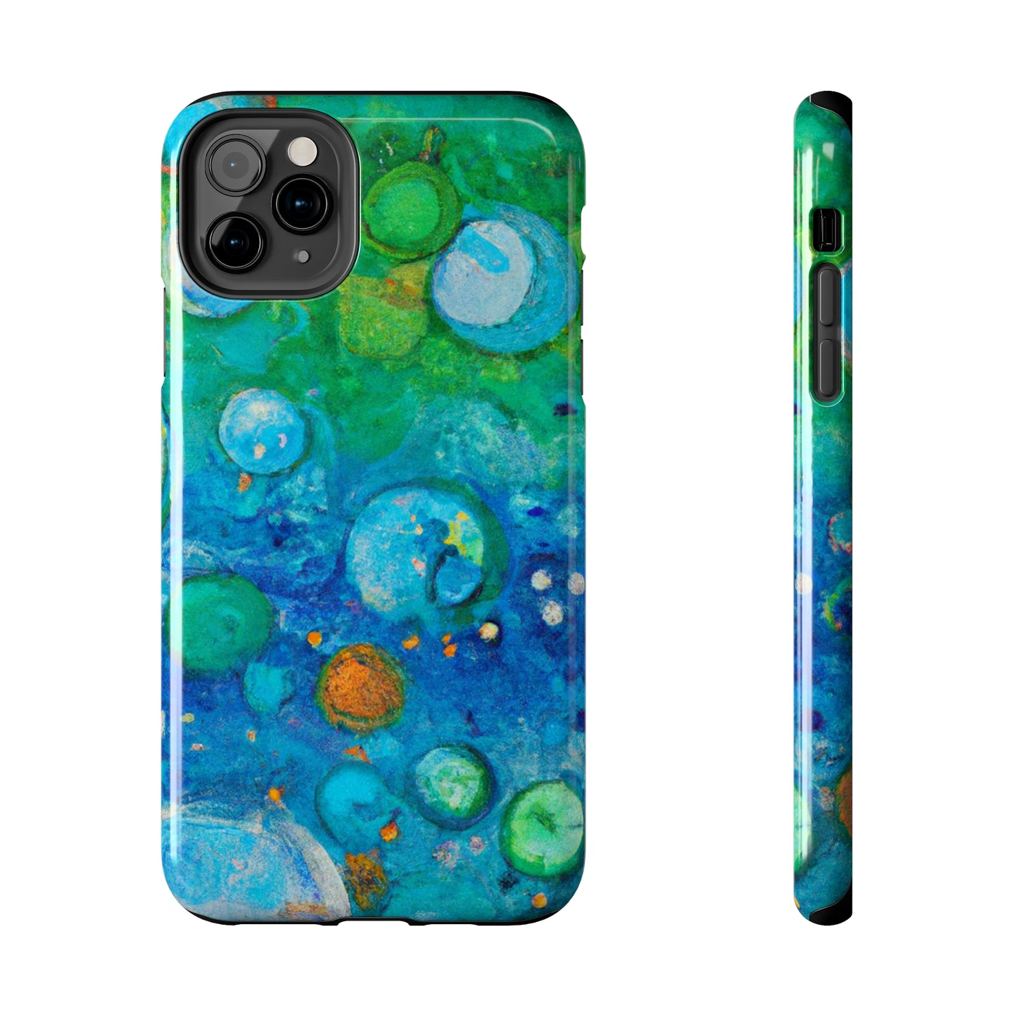 Tough Apple iPhone Cases Ft. Abstract Bubbles