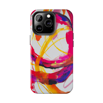 Tough Apple iPhone Cases Ft. Abstract Scarlet