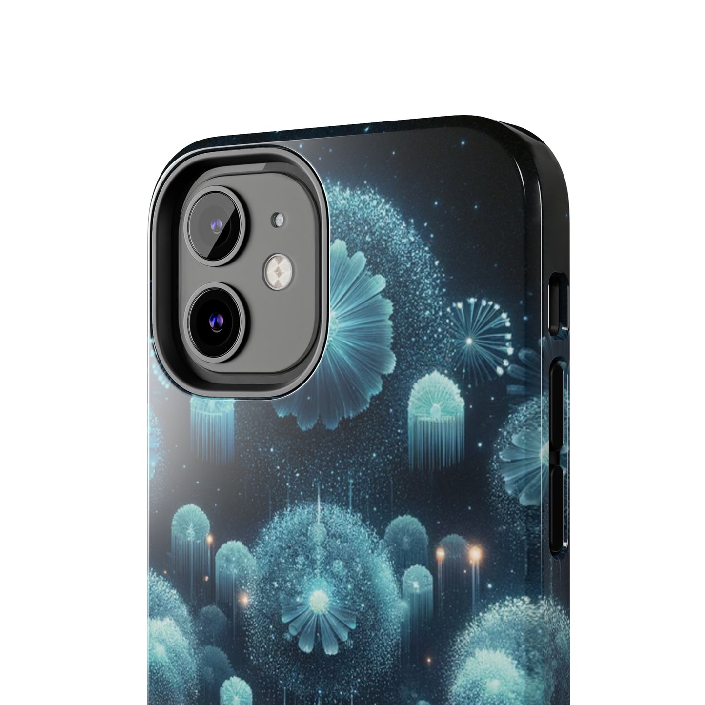 ToughDrop Apple iPhone Case Ft. Blue Dot New Year Fireworks