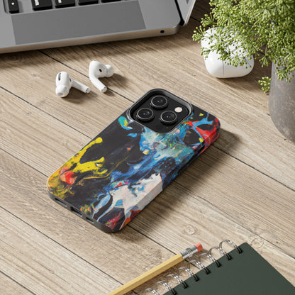 Tough Case-Mate iPhone Case Ft. Blue Splat