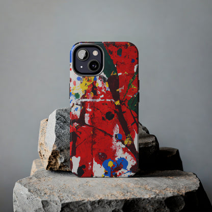 Tough Case-Mate iPhone Case Ft. Fractured Red