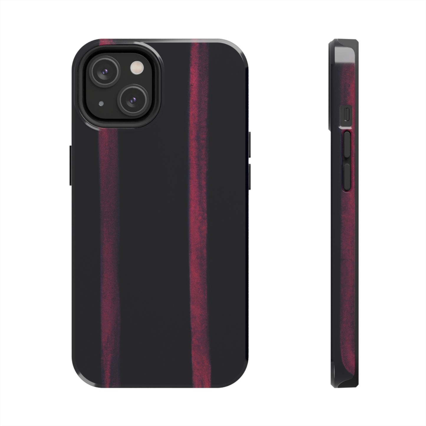 Tough Apple iPhone Cases Ft. Dark Stripes