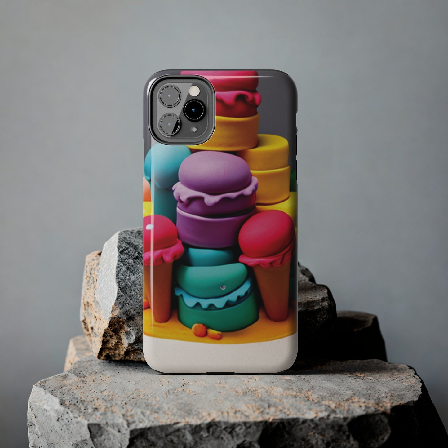 Strong Apple iPhone Case Ft. Silly Clay Ice Cream