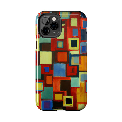 Tough Case-Mate iPhone Case Ft. Abstract Squares
