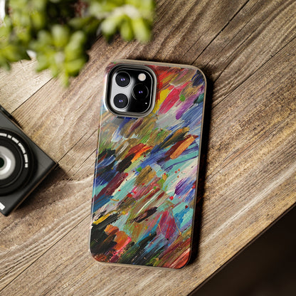 Tough Case-Mate iPhone Case Ft. Abstract Acrylic Feathers