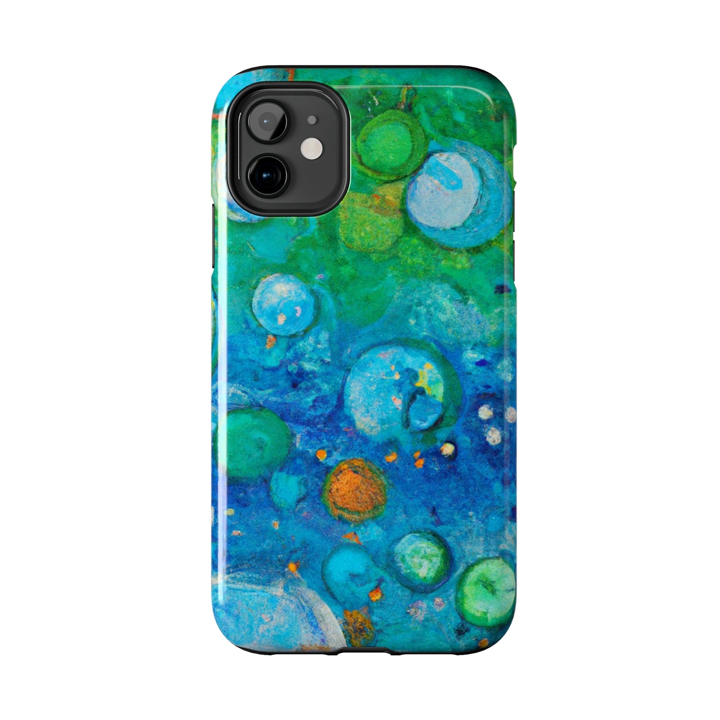 Tough Apple iPhone Cases Ft. Abstract Bubbles