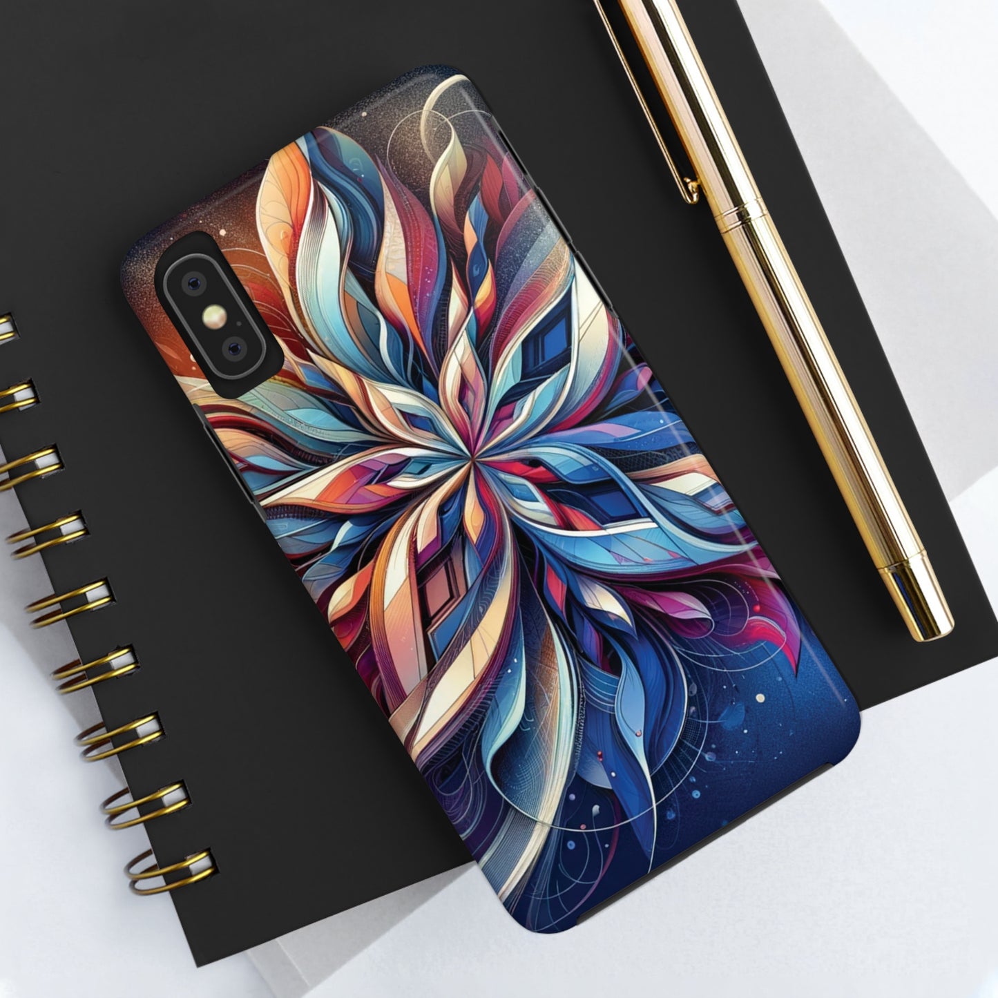 ToughDrop Apple iPhone Case Ft. Abstract Snowflake