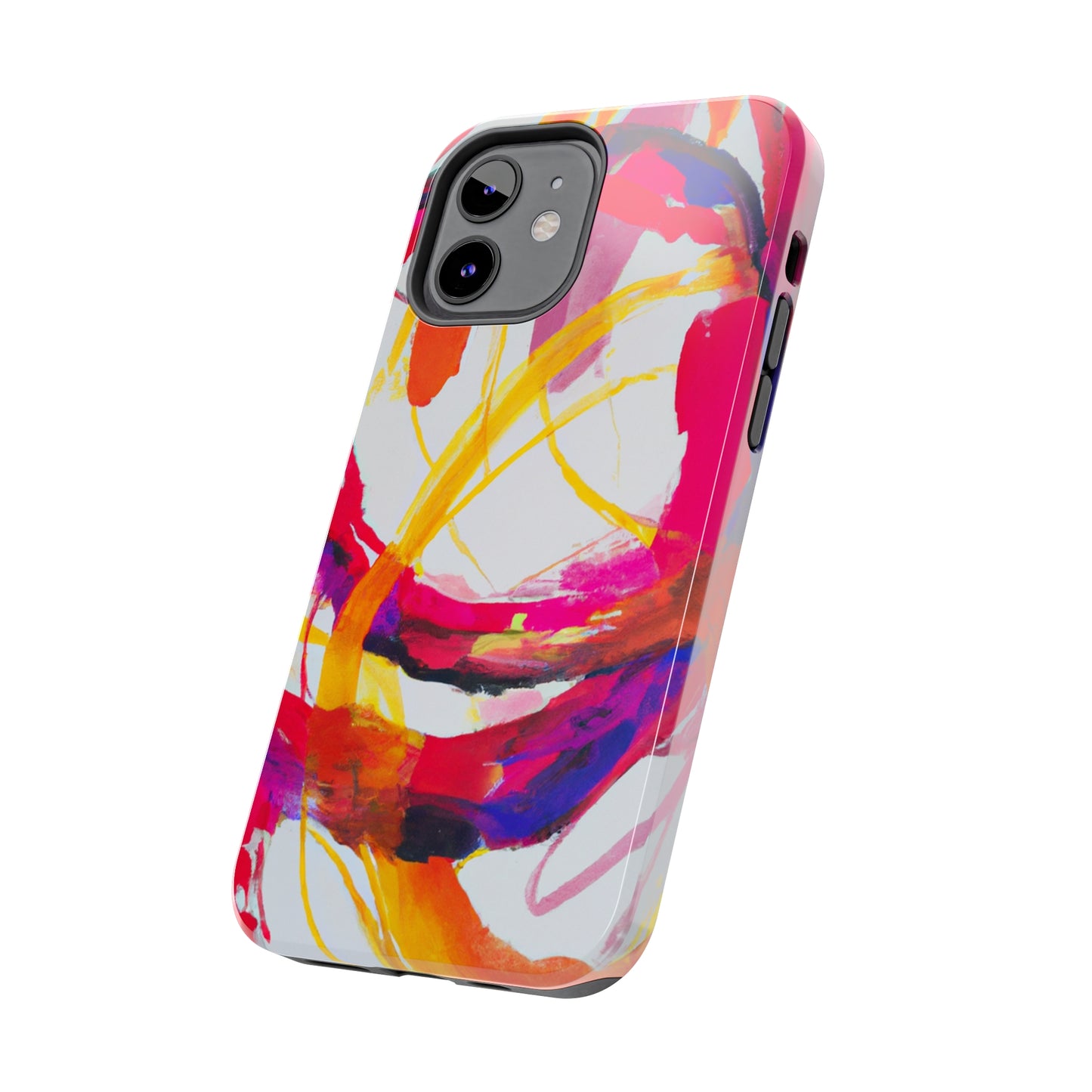 Tough Apple iPhone Cases Ft. Abstract Scarlet