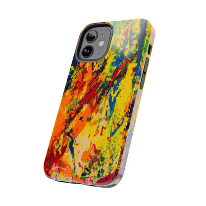 Tough Case-Mate iPhone Case Ft. Abstract Yellow Orange