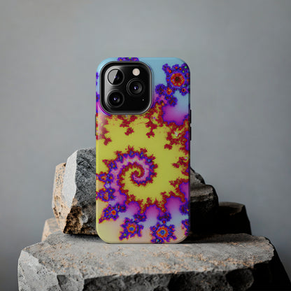 Tough Case-Mate iPhone Case Ft. Tie Dye Fractal