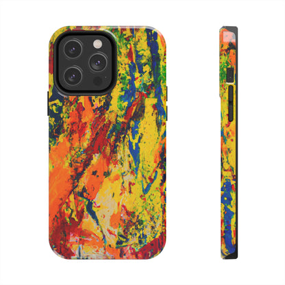 Tough Case-Mate iPhone Case Ft. Abstract Yellow Orange