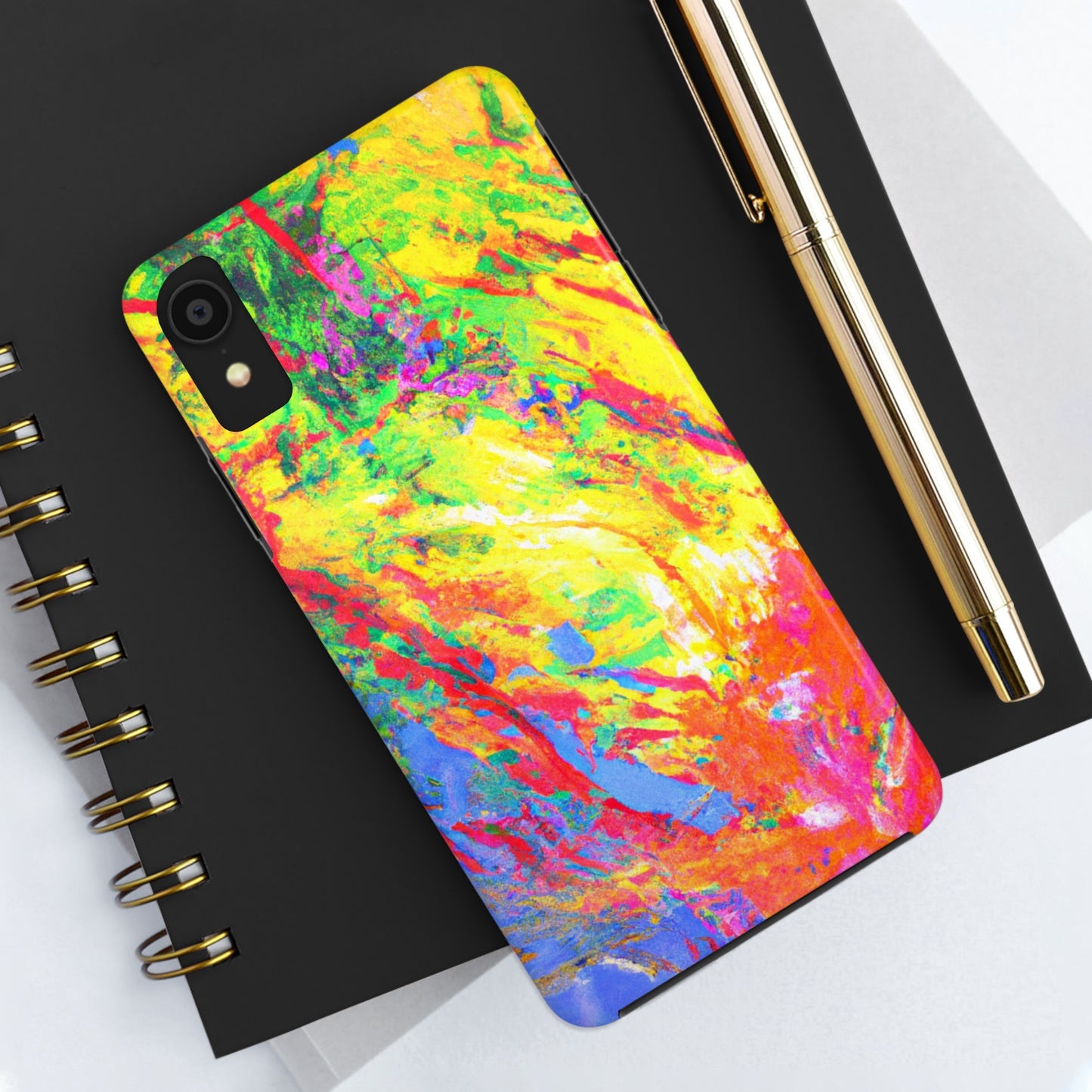 Tough Apple iPhone Cases Ft. Abstract Sherbet