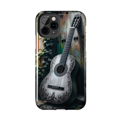 ToughDrop Apple iPhone Case Ft. Greyscale Guitar