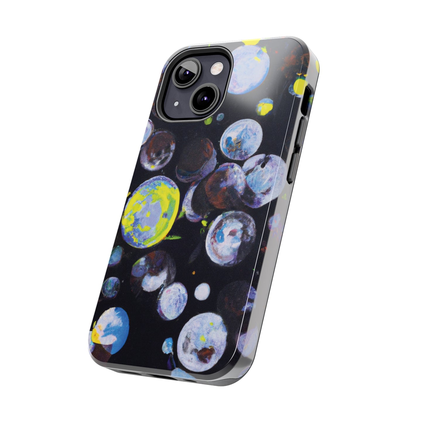 Tough Apple iPhone Cases Ft. Silver Bubbles