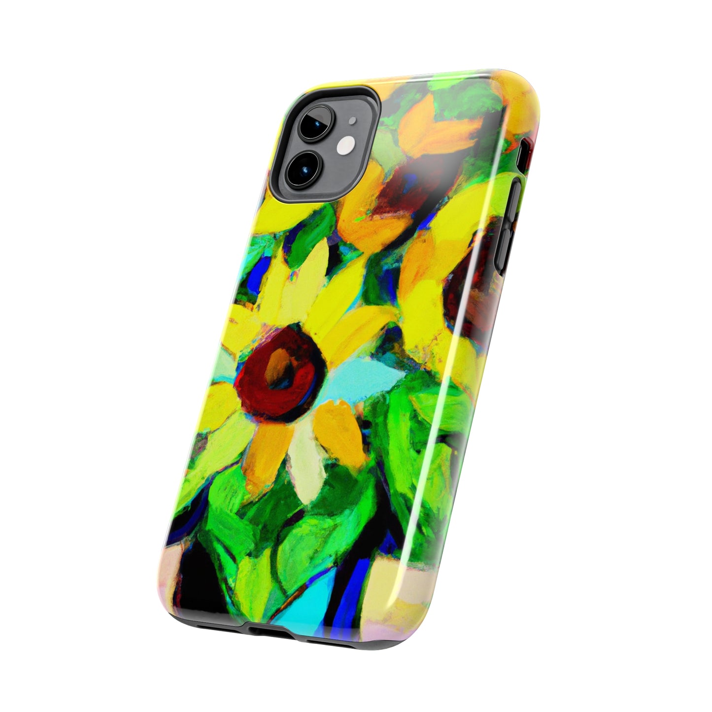 Tough Case-Mate Phone Case Ft. Abstract Sunflowers