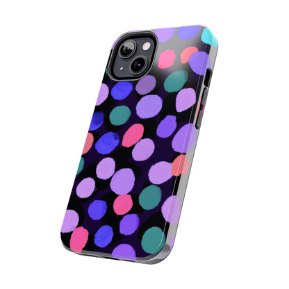 Tough Case-Mate iPhone Case Ft. Purple Dots