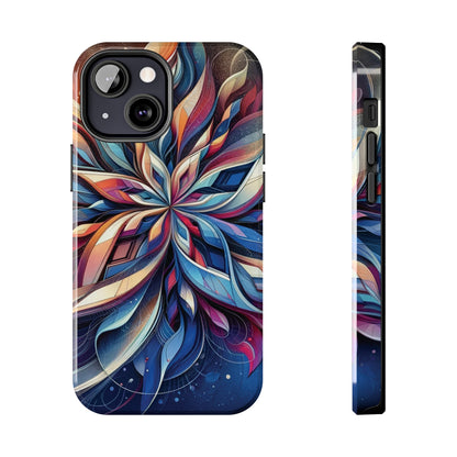ToughDrop Apple iPhone Case Ft. Abstract Snowflake