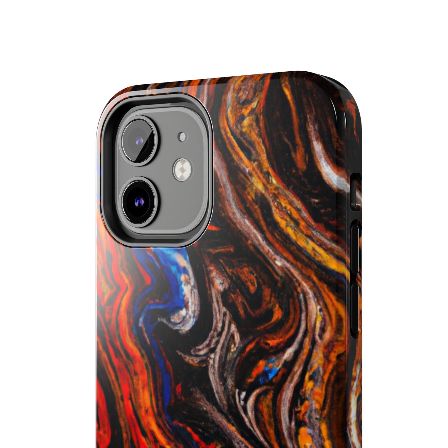 Tough Apple iPhone Case Ft. Abstract Petrified Wood