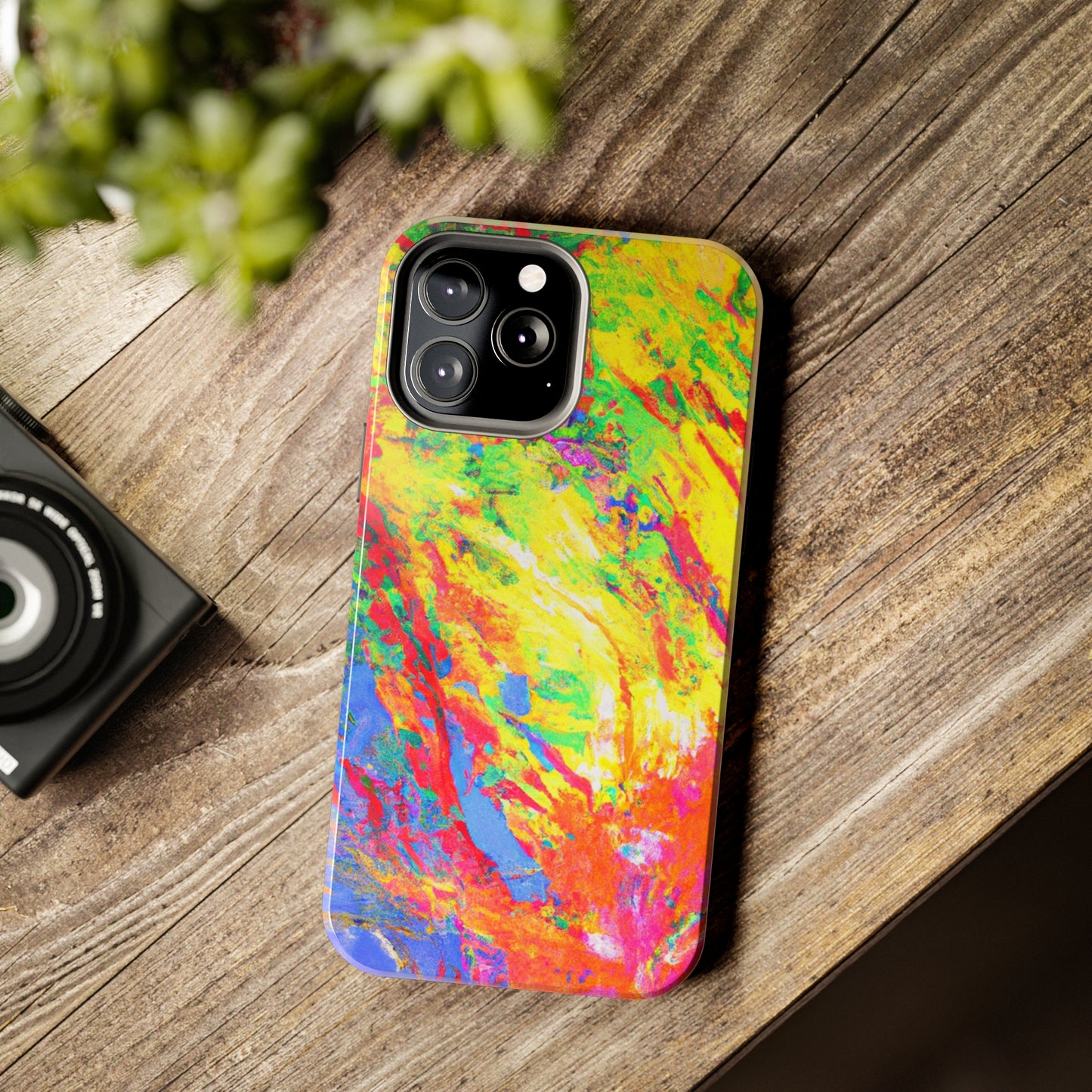 Tough Apple iPhone Cases Ft. Abstract Sherbet