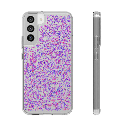 Clear iPhone and Android Cases Ft. Purple Leaves