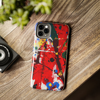 Tough Case-Mate iPhone Case Ft. Fractured Red