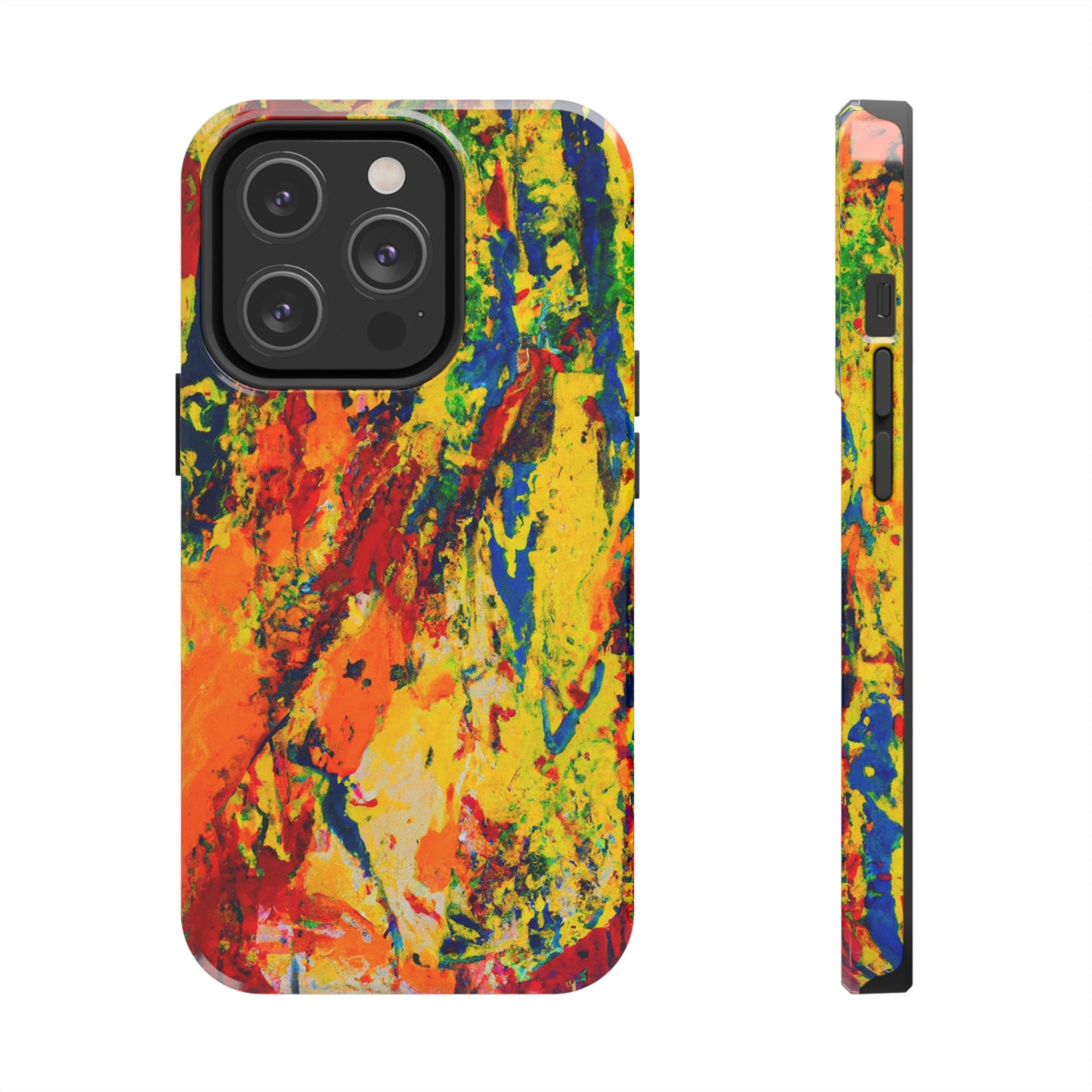 Tough Case-Mate iPhone Case Ft. Abstract Yellow Orange