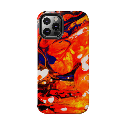 Tough Apple iPhone Cases Ft. Abstract Halloween Pumpkin