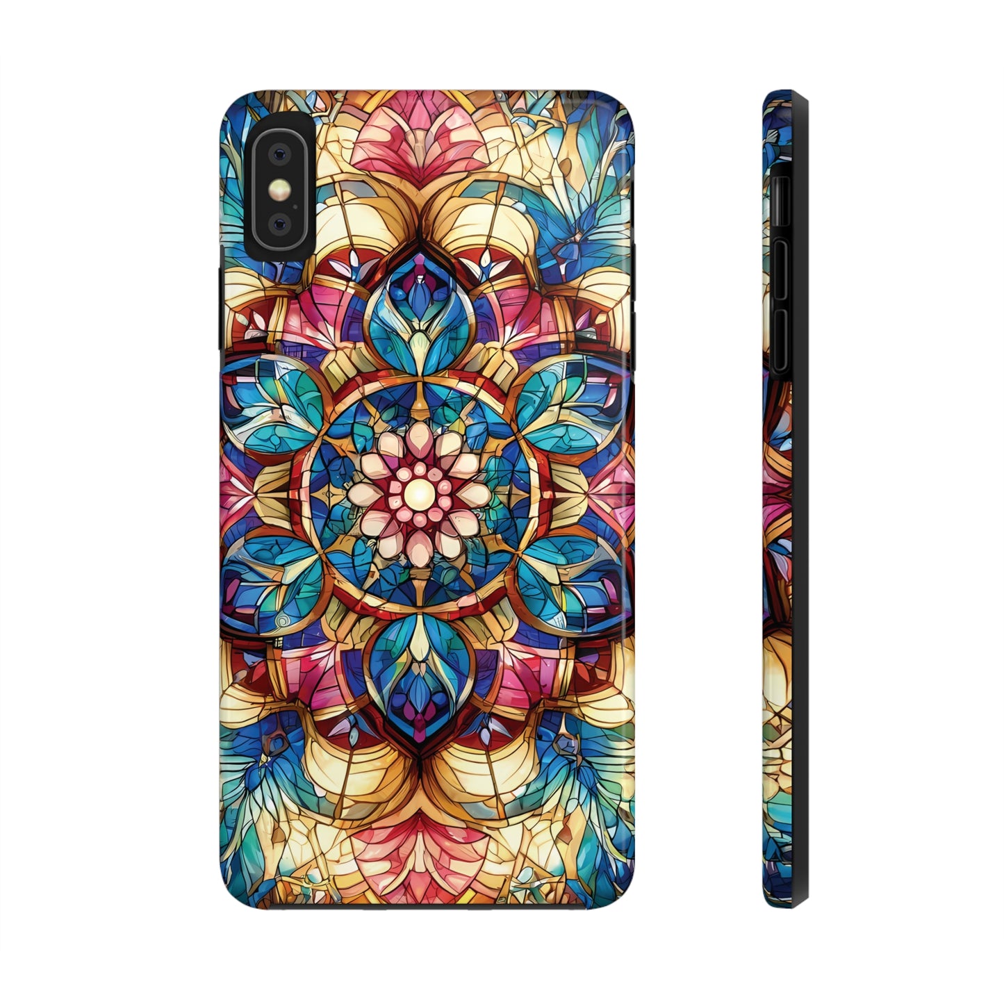 ToughDrop Apple iPhone Case Ft. Stained Glass Fractal