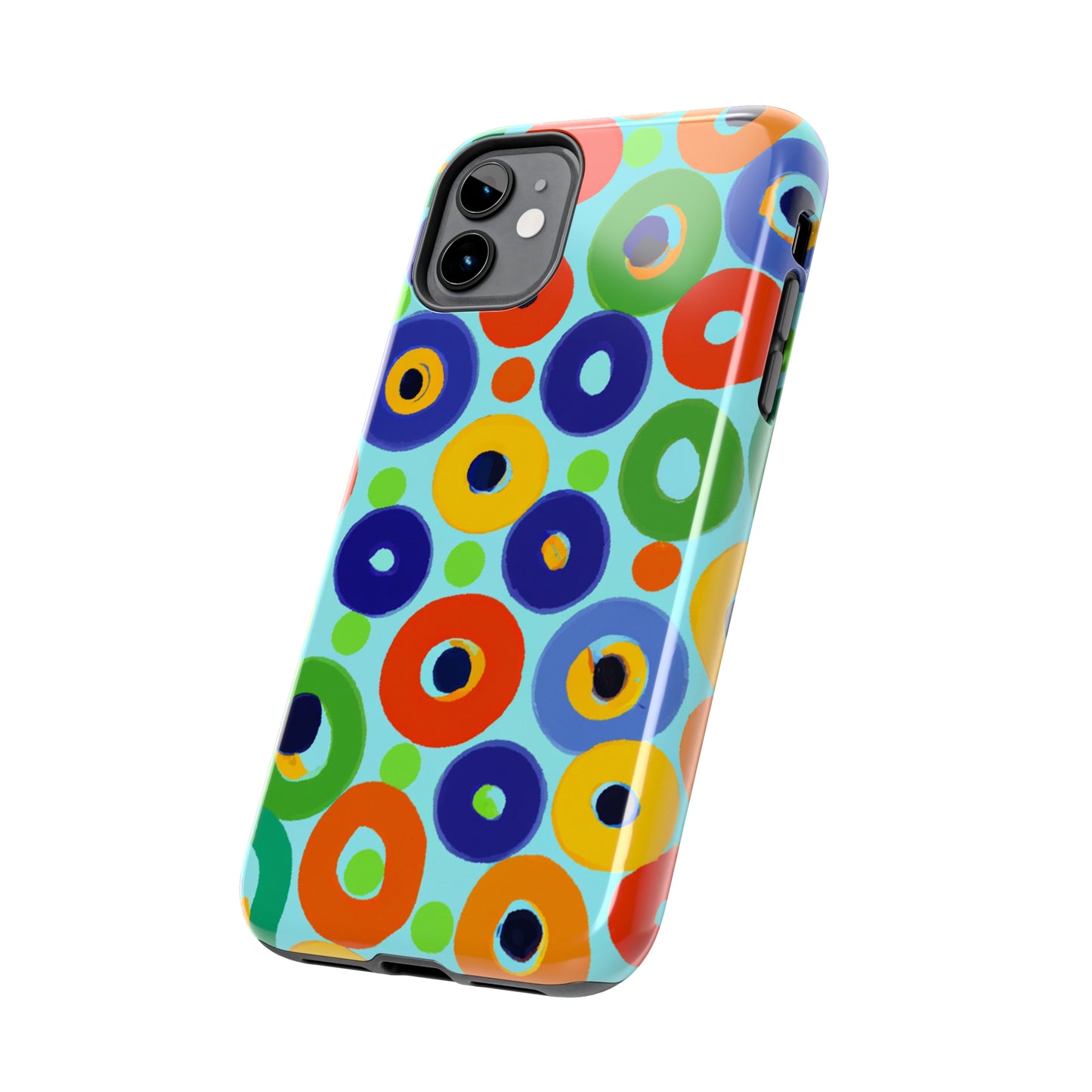 Tough Case-Mate iPhone Case Ft. Vivid Circles