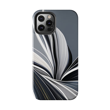 Strong Apple iPhone Cases Ft. Black and White Abstract Sail